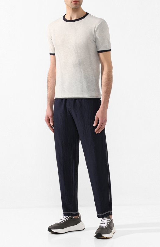 фото Брюки из смеси вискозы и льна giorgio armani