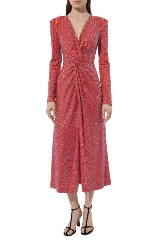 фото Платье с отделкой стразами maison dangelann