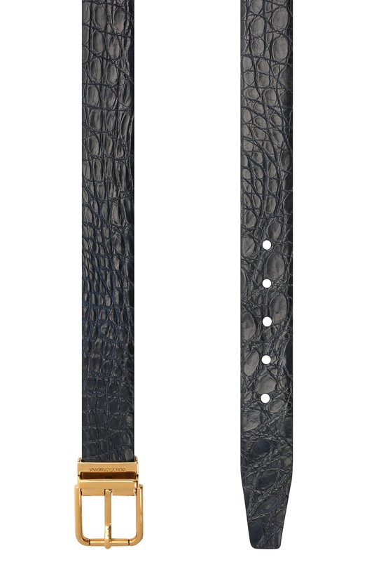 фото Ремень из кожи каймана dolce & gabbana