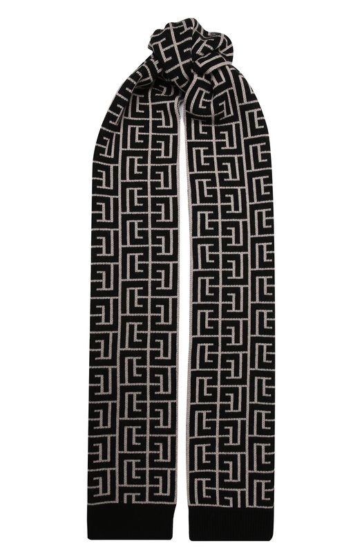 фото Шерстяной шарф balmain x rossignol balmain
