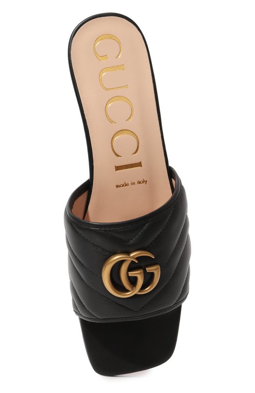 фото Кожаные шлепанцы gucci