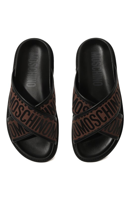 фото Текстильные шлепанцы moschino