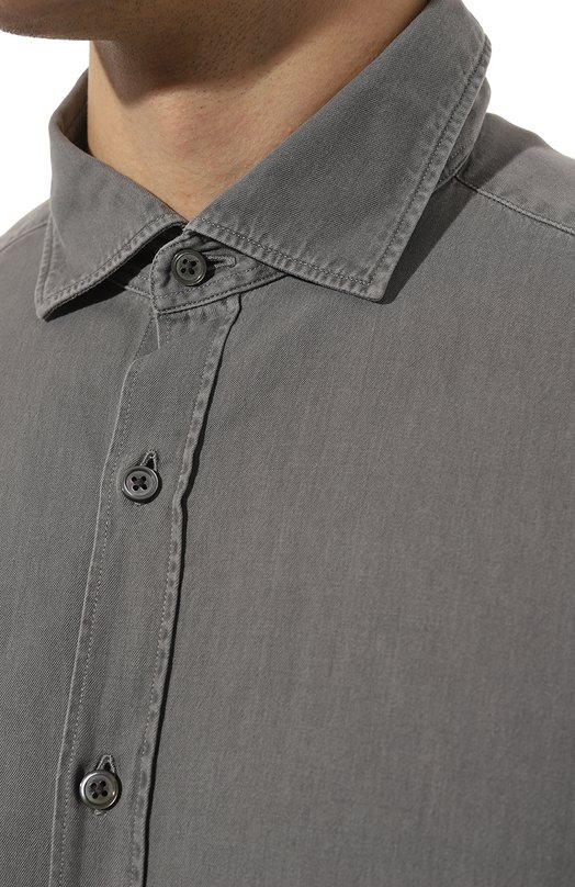 фото Хлопковая рубашка ermenegildo zegna