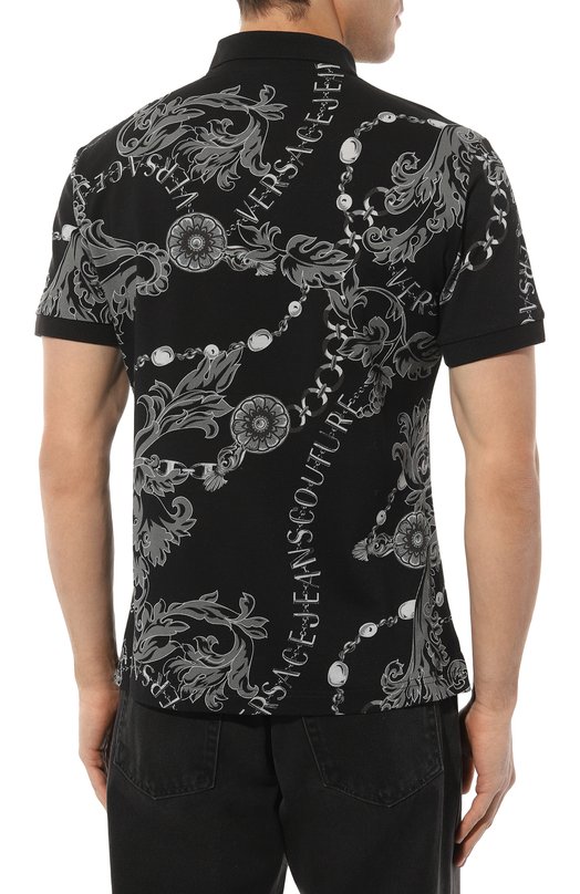 фото Хлопковое поло versace jeans couture