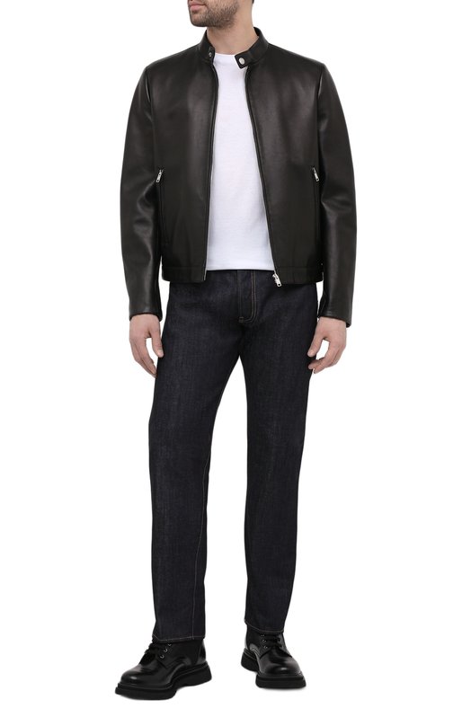 фото Кожаная куртка prada