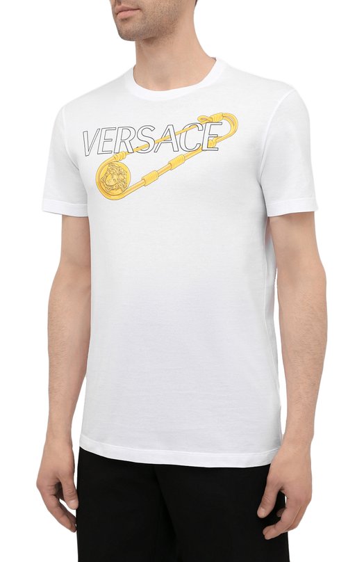 фото Хлопковая футболка versace