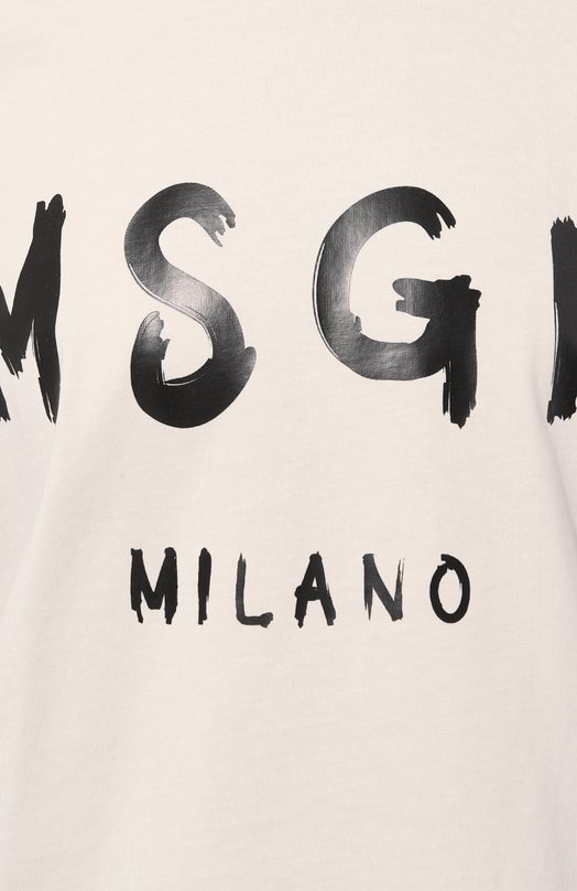 фото Хлопковая футболка msgm