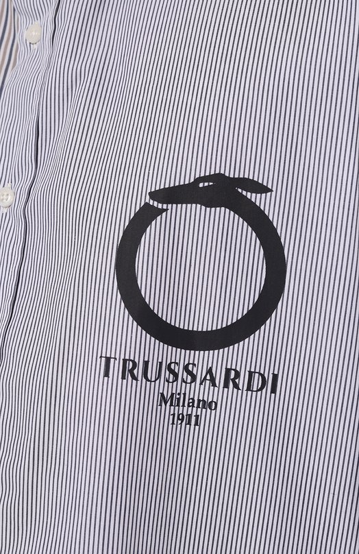 фото Хлопковая рубашка trussardi