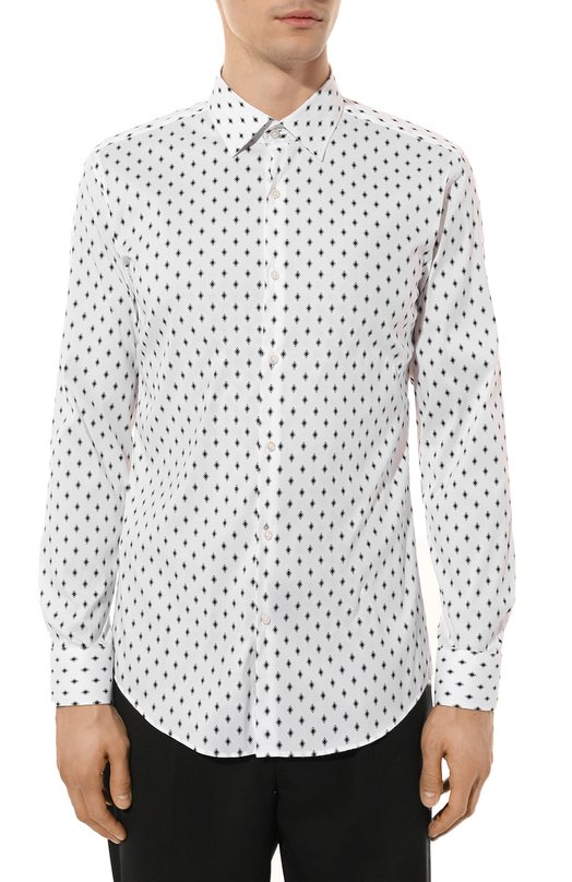 фото Хлопковая рубашка hugo