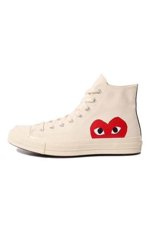 фото Текстильные кеды comme des garcons play x converse comme des garcons play