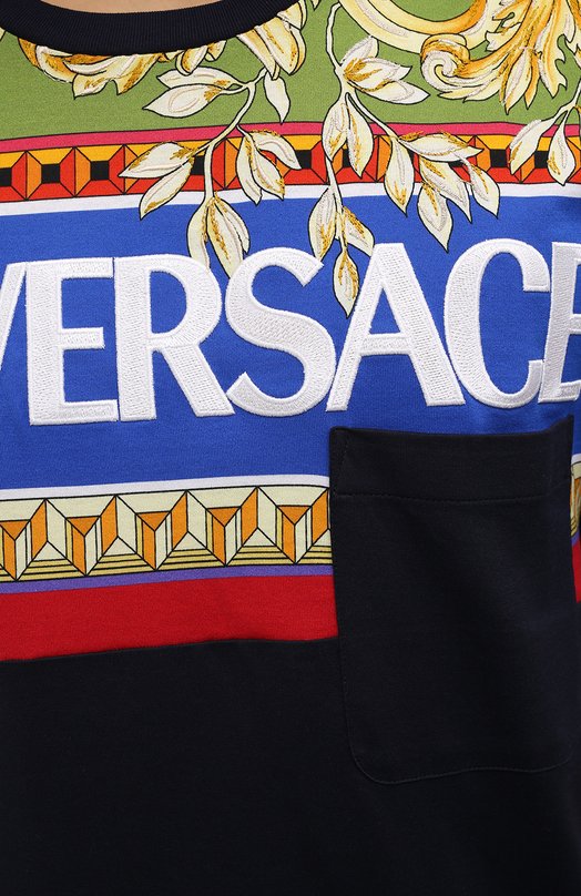 фото Хлопковая футболка versace
