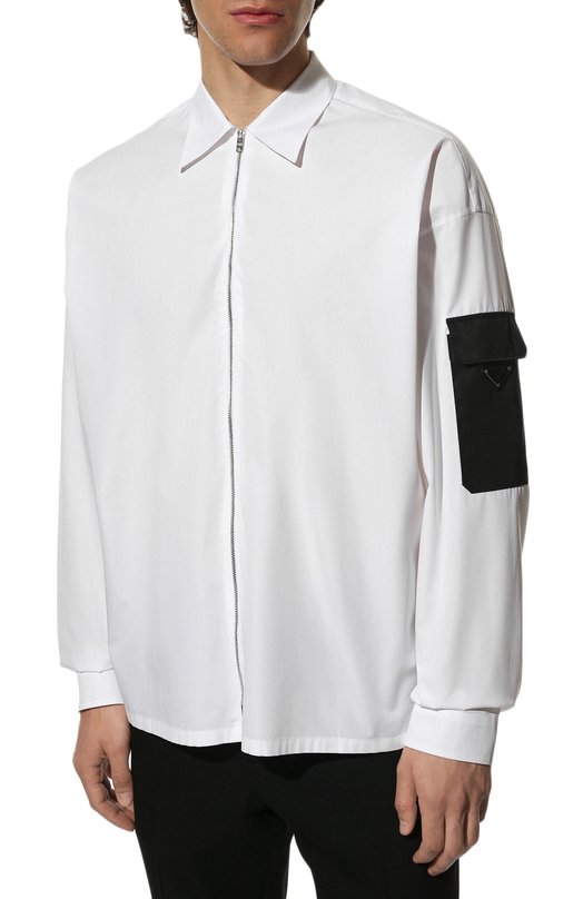 фото Хлопковая рубашка prada