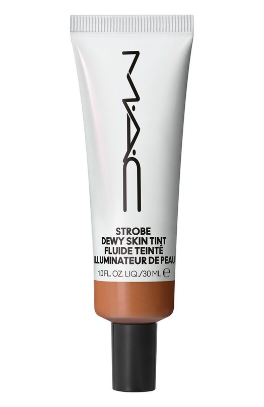 фото Тональный флюид с эффектом сияния strobe dewy skin tint, оттенок deep 4 (30ml) mac