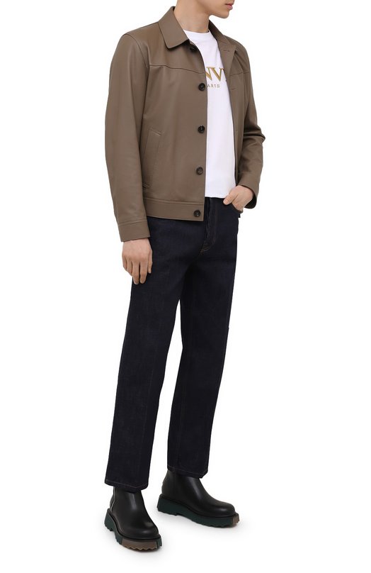 фото Кожаная куртка brioni