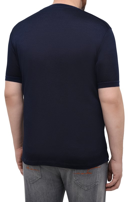 фото Шелковая футболка ermenegildo zegna