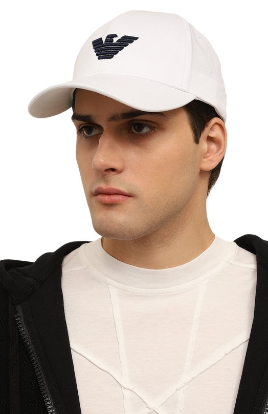 фото Хлопковая бейсболка emporio armani