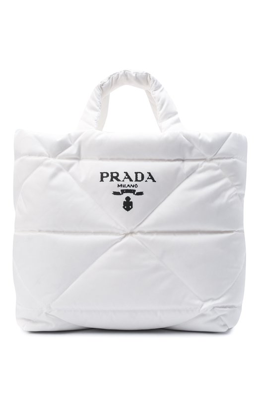 фото Текстильная сумка-тоут prada