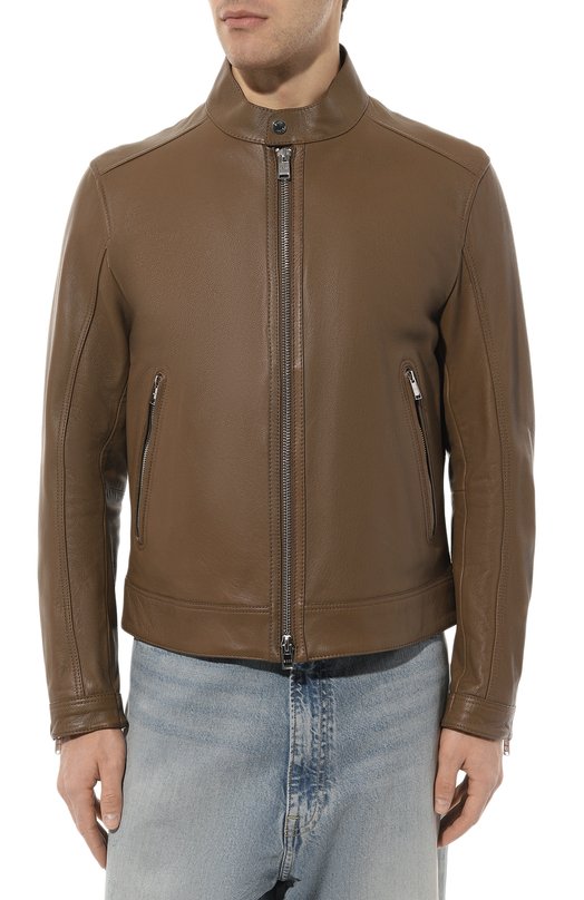 фото Кожаная куртка boss