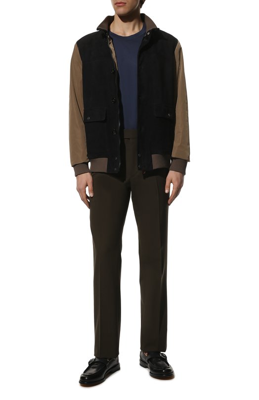 фото Комбинированный бомбер kiton