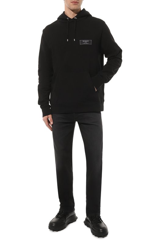 фото Хлопковое худи balmain