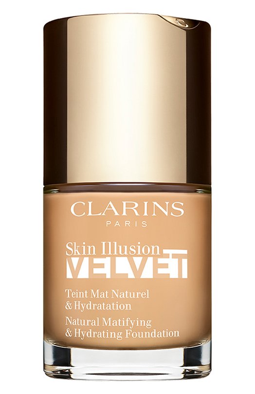 фото Увлажняющий тональный крем с матовым покрытием skin illusion velvet, 106n vanilla (30ml) clarins