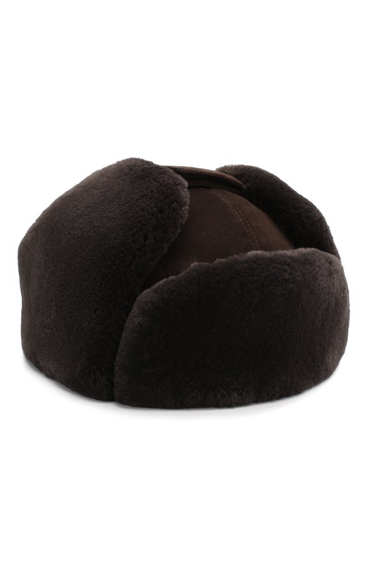 фото Кашемировая шапка с меховой отделкой zilli