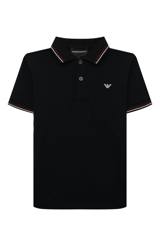 Хлопковое поло Emporio Armani