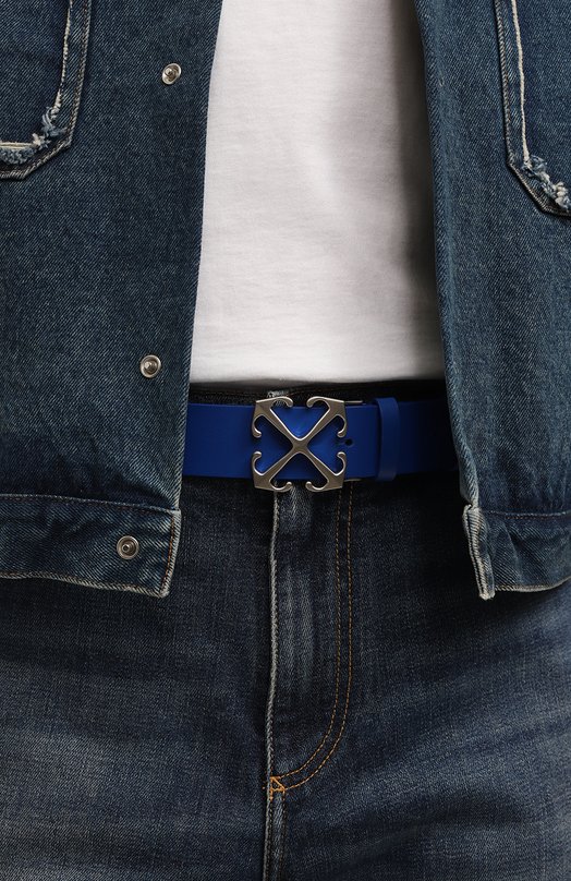 фото Кожаный ремень off-white