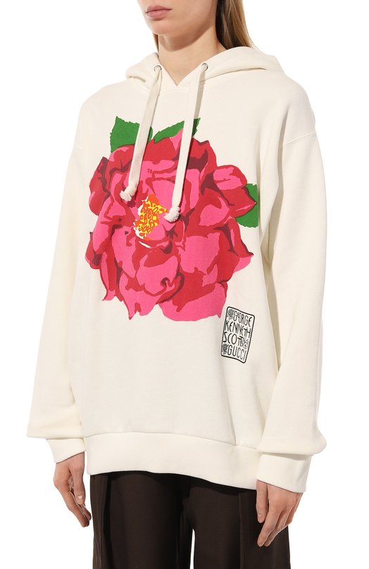 фото Хлопковое худи gucci x ken scott gucci