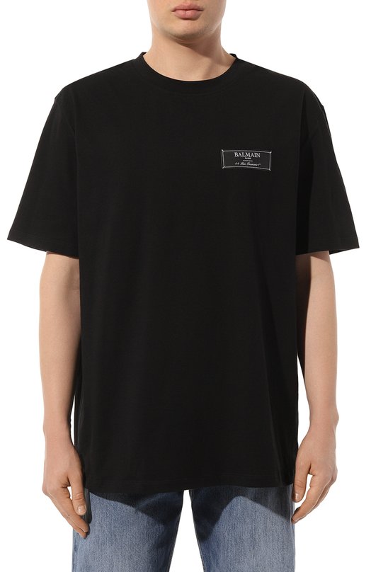 фото Хлопковая футболка balmain
