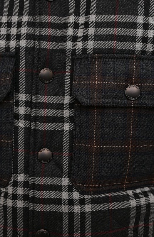фото Утепленная куртка-рубашка burberry
