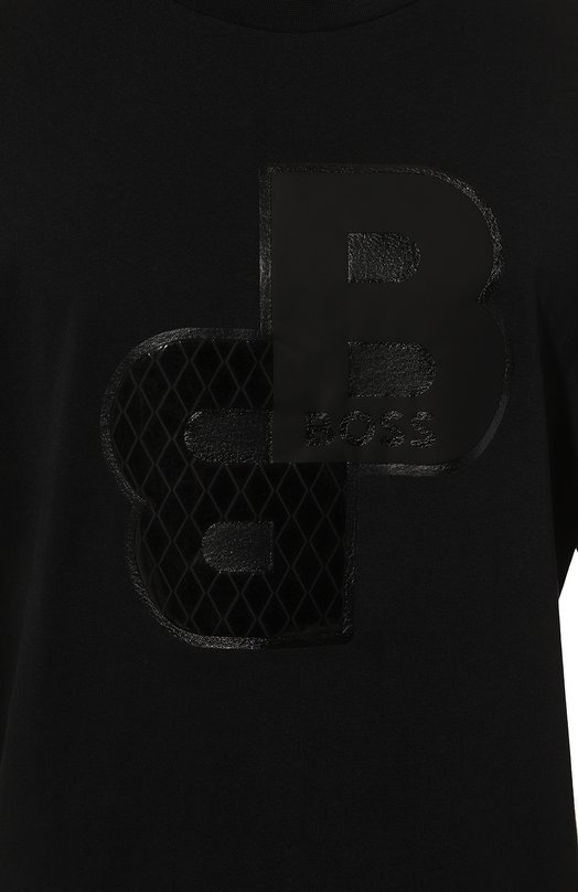 фото Хлопковая футболка boss