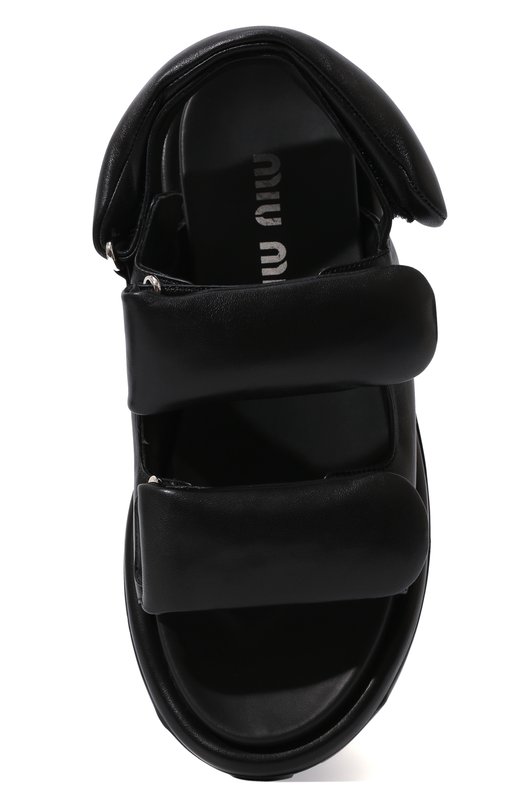 фото Кожаные сандалии miu miu