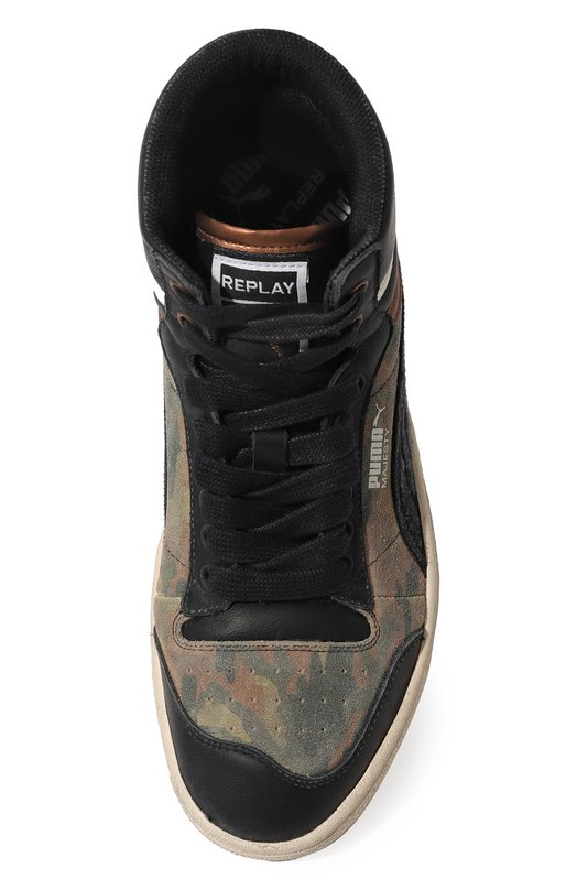 фото Кожаные кеды puma ralph sampson mid camo x replay puma