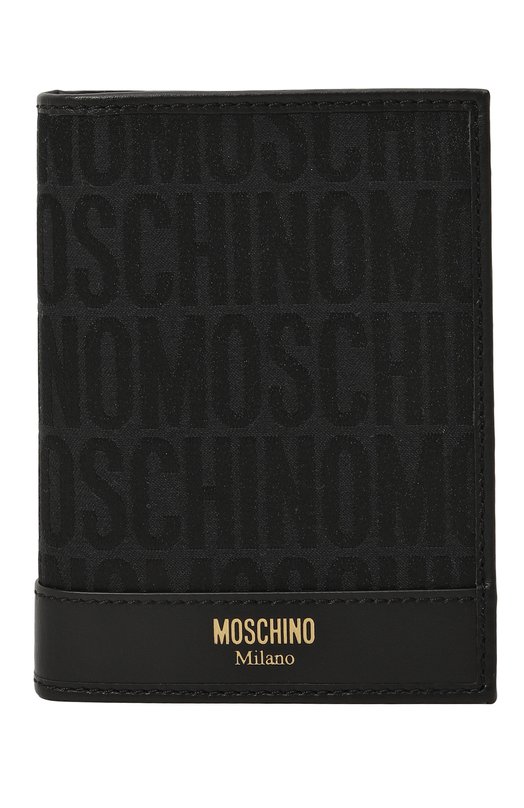 фото Текстильная обложка для паспорта moschino