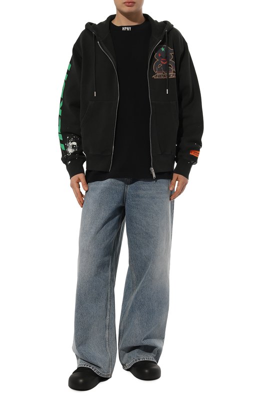 фото Хлопковая толстовка heron preston