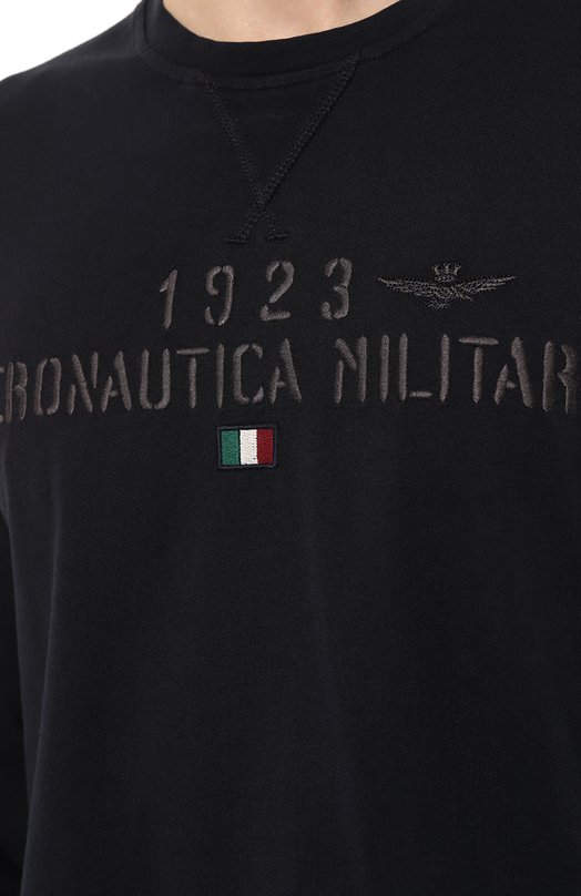 фото Хлопковый лонгслив aeronautica militare