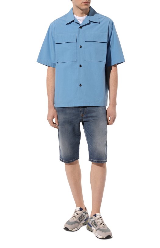 фото Джинсовые шорты diesel