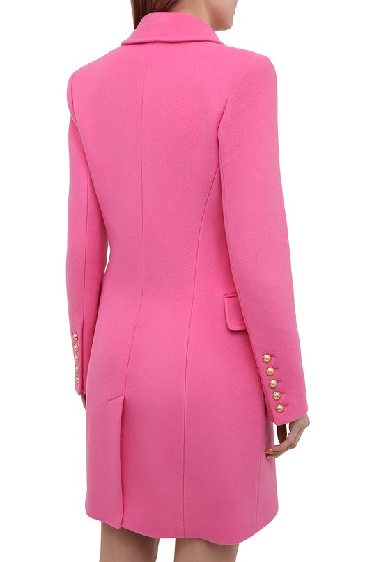 фото Шерстяное пальто balmain