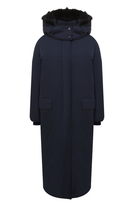 фото Парка с меховой отделкой loro piana