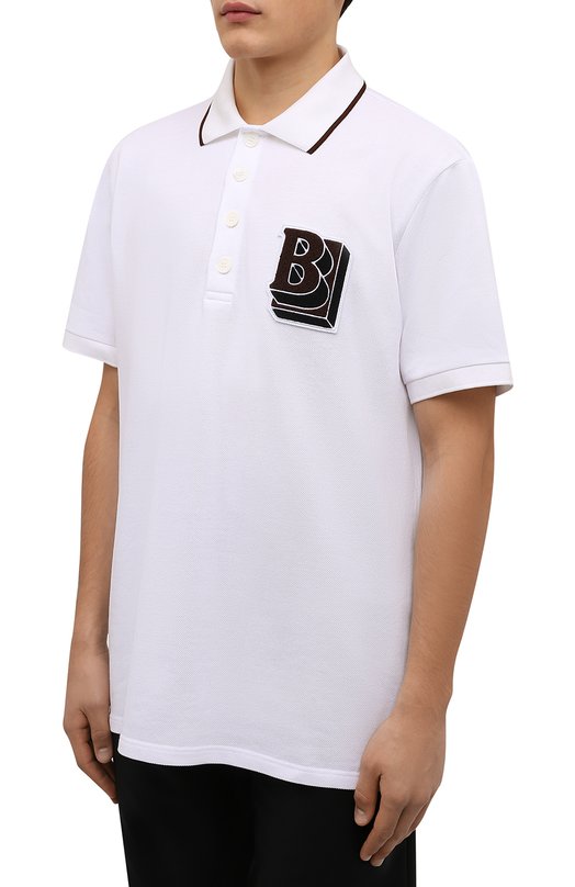 фото Хлопковое поло burberry