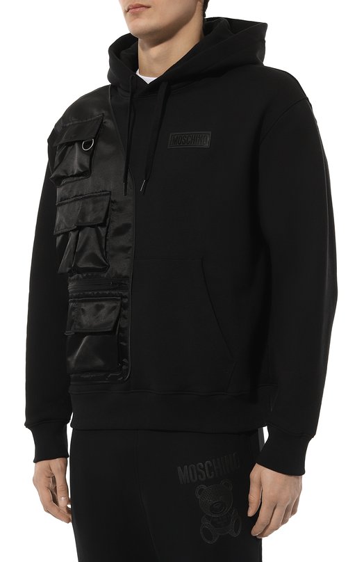 фото Хлопковое худи moschino