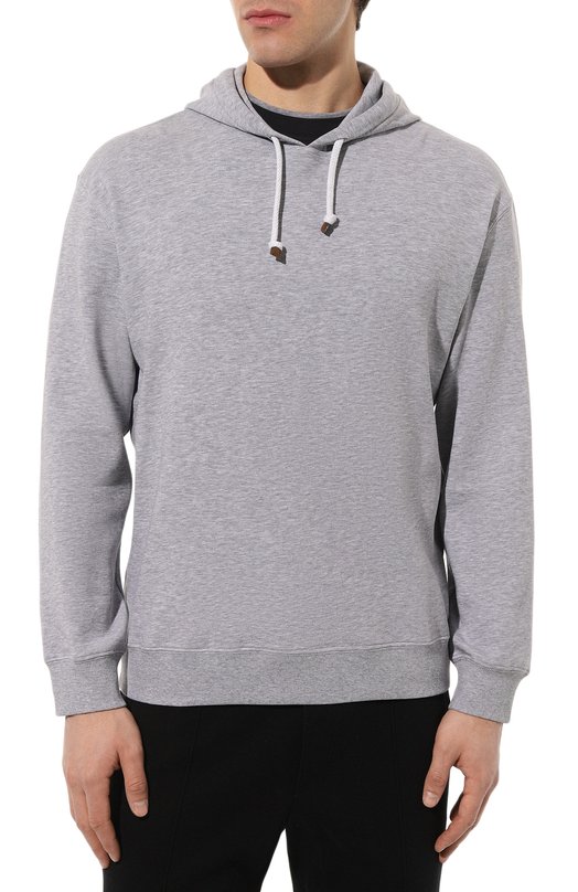 фото Хлопковое худи brunello cucinelli