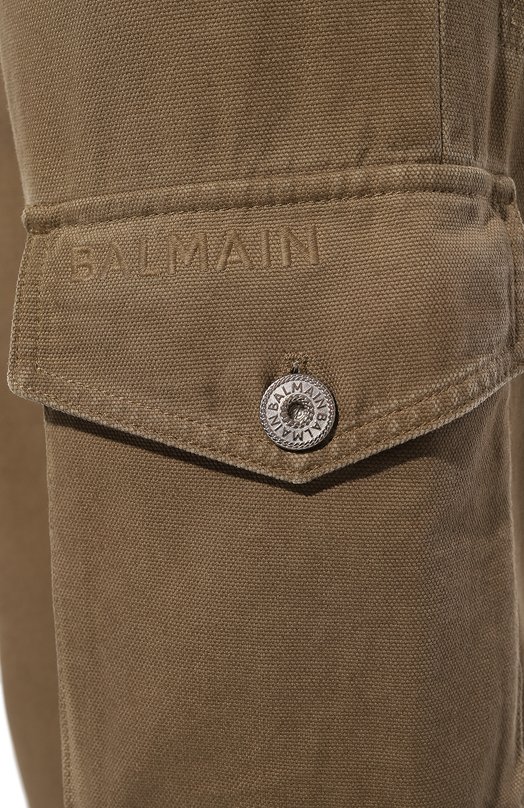 фото Хлопковые брюки-карго balmain