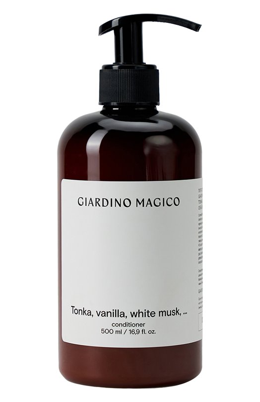 фото Питательный кондиционер для волос tonka, vanilla, white musk (500ml) giardino magico