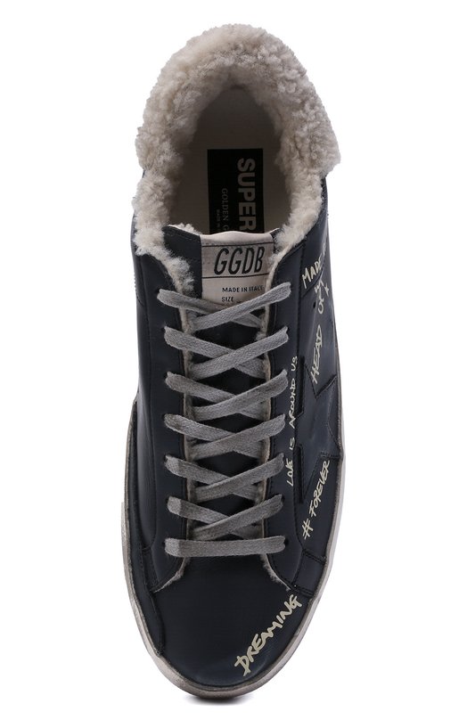 фото Кожаные кеды superstar golden goose deluxe brand