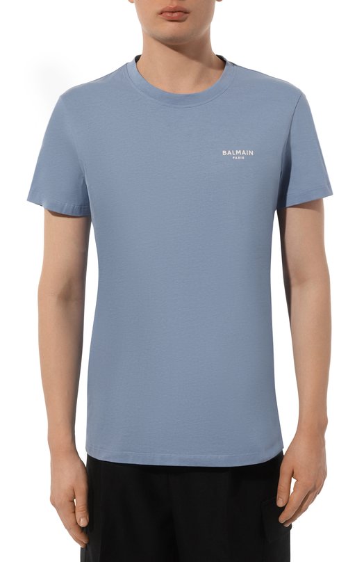 фото Хлопковая футболка balmain