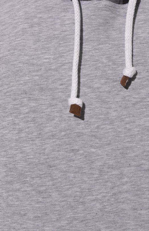 фото Хлопковое худи brunello cucinelli