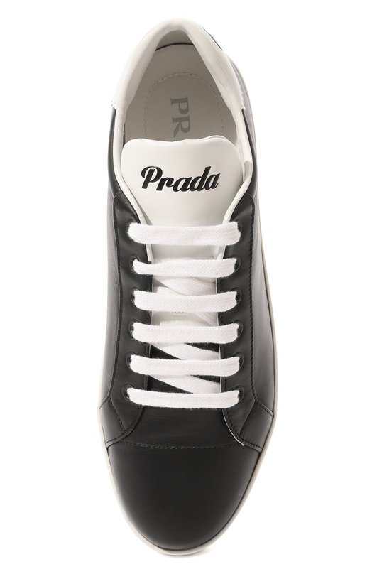фото Кожаные кеды prada