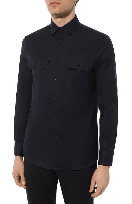 фото Хлопковая рубашка brunello cucinelli